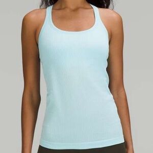 Lululemon Ebb to the Street Tank  (icing blue)